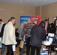 Stoisko Hydrostop na imprezie wystawienniczej w Toruniu