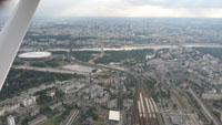 Spotkanie integracyjne, Warszawa 2014, Lot Cessną nad Warszawą, lotnisko Warszawa-Babice